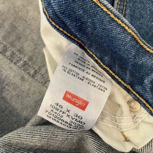 NFS Cotton Denim 5 Pocket Jeans Straight Leg - Picture 8 of 8